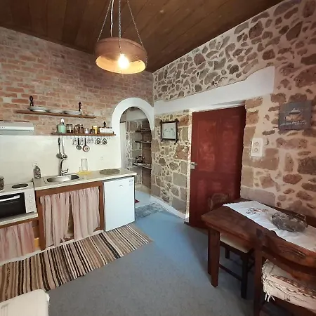 Stone House In The Center Of The Village Zakros