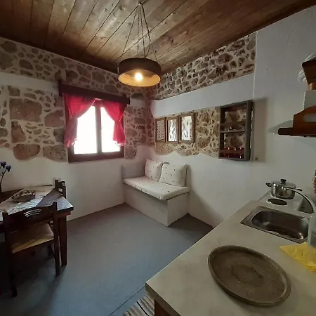 Stone House In The Center Of The Village Zakros