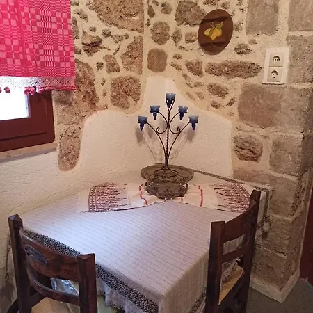 Stone House In The Center Of The Village Zakros